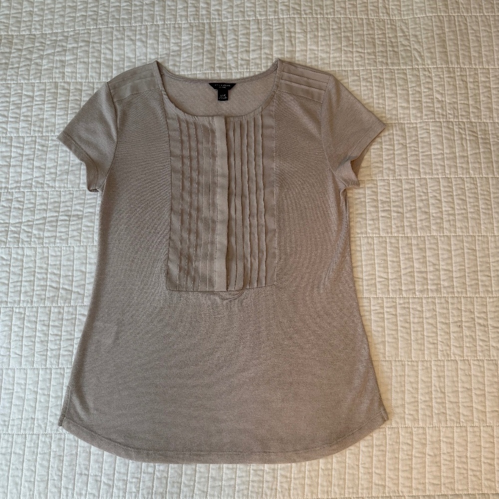 Ann Taylor Tuxedo Style Shirt